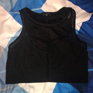 Mesh crop top